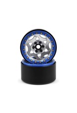 SSD RC SSD00238 SSD RC 2.2 CHAMPION BEADLOCK WHEELS (SILVER/BLUE)