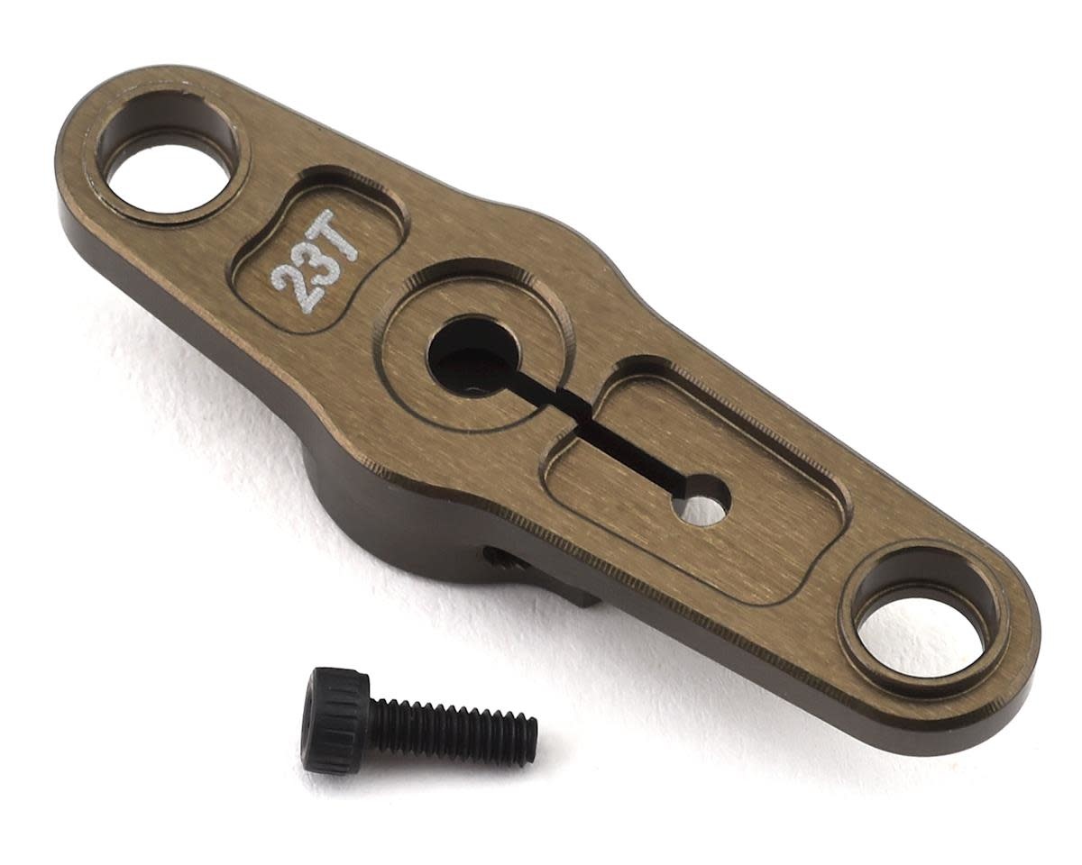 TLR341015 ALUMINUM SERVO HORN, THROTTLE, 23T: 8X