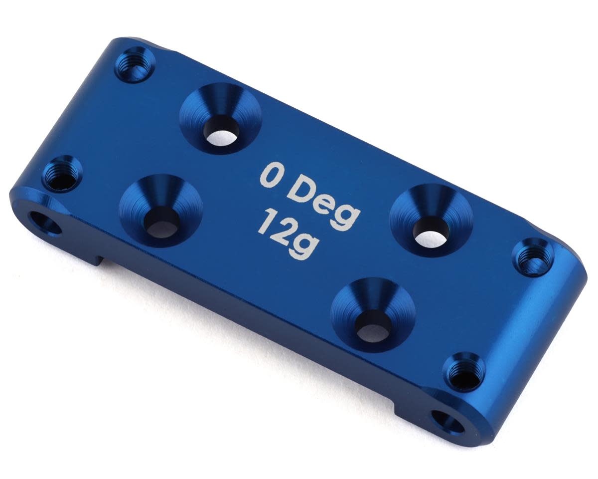 ASC91987 RC10B6.4 FT ALUMINUM FRONT BULKHEAD 0 DEGREE BLUE