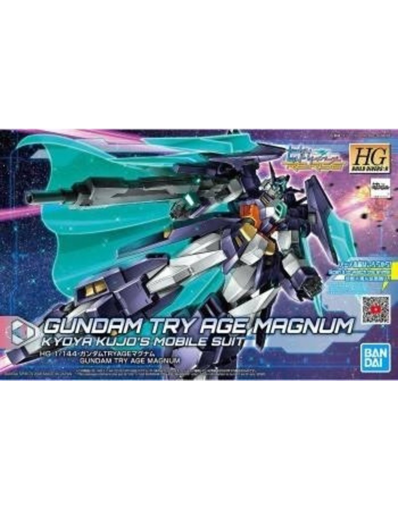 BANDAI *BAN2509126 HG 1/144 #27 HGBD GUNDAM TRY AGE MAGNUM "GUNDAM BUILD DIVERS", BANDAI SPIRITS HG BUILD DIVERS PLASTIC MODEL KIT