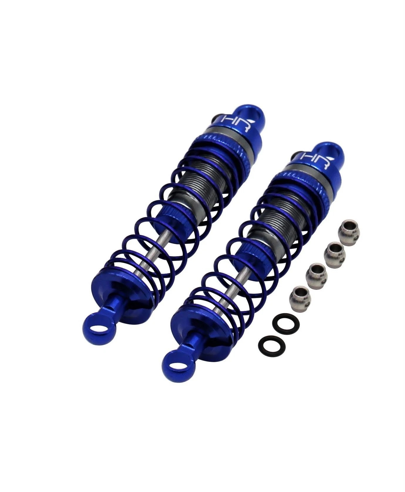 HRAMTT62DP01 ALUMINUM REAR THREADED SHOCK SET LOSI MINI-T/B 2.0