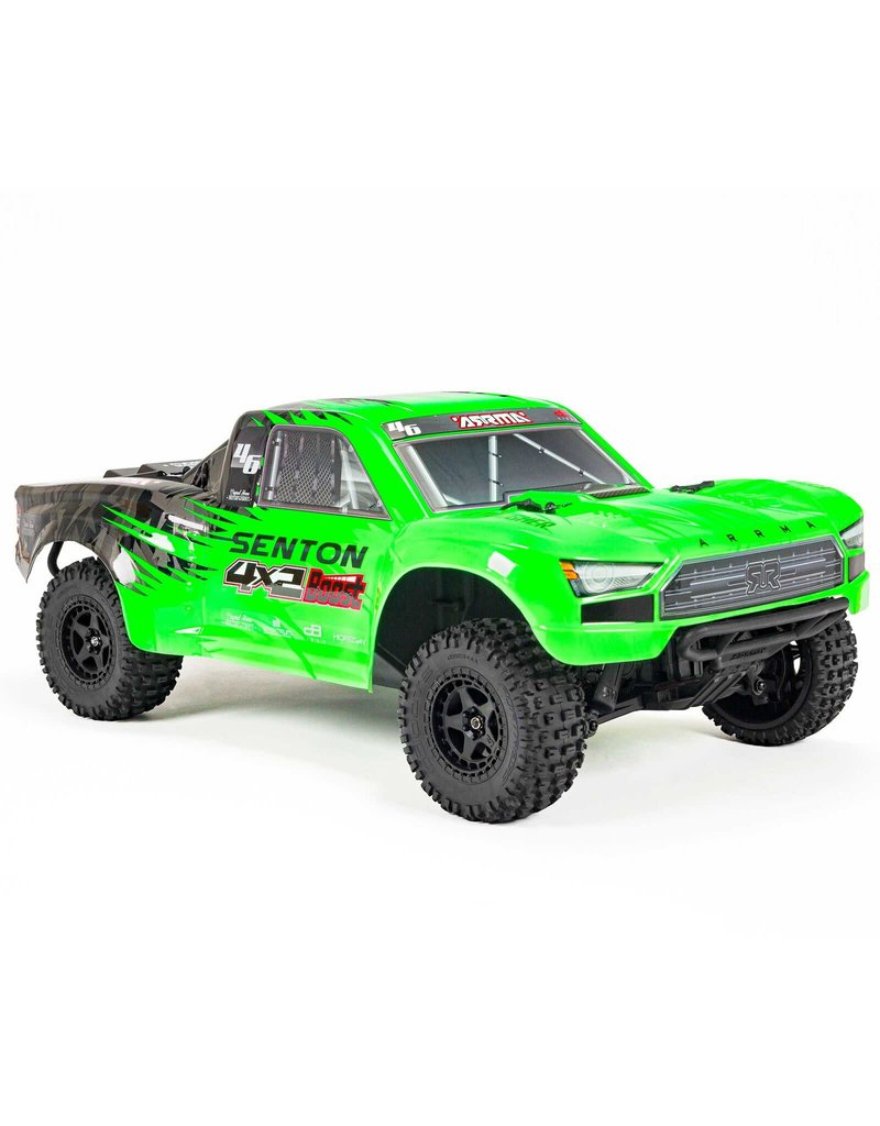 ARRMA ARA4103SV4T1 SENTON BOOST 4X2 550 MEGA 1/10 2WD SC SMART GREEN/BLACK