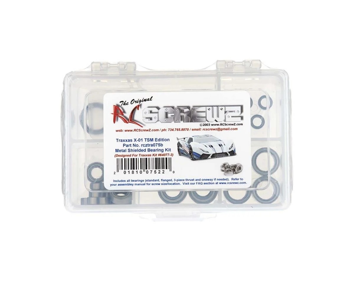 RCZTRA075B METAL SHIELDED BEARING KIT FOR XO-1
