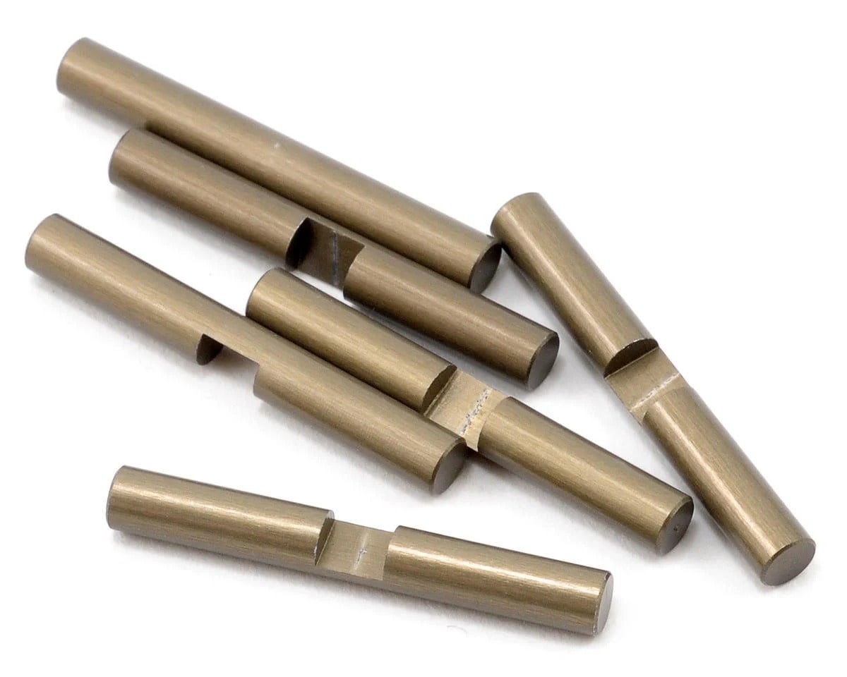 TLR3501 DIFFERENTIAL SHAFT SET, ALUMINUM (6): 8B, 8T 2.0