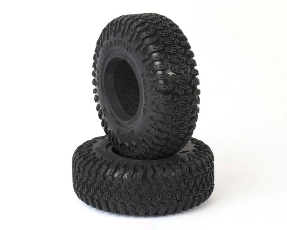 PBTPB9022AK PIT BULL TIRES BLOODAXE 1.55 SCALE ROCK CRAWLER TIRES W/FOAMS (2) (ALIEN)