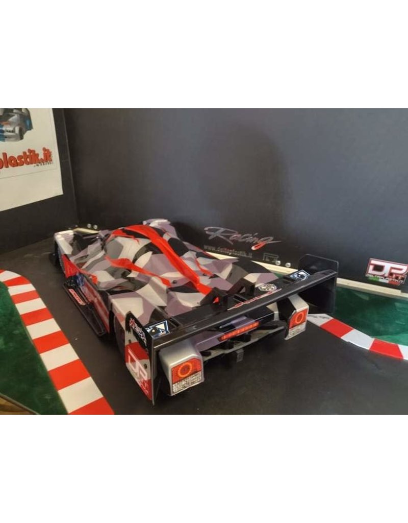 DELTA PLASTIK USA DP8505/2WD PROTOTYPE IR 1/7 SCALE BODY: CLEAR