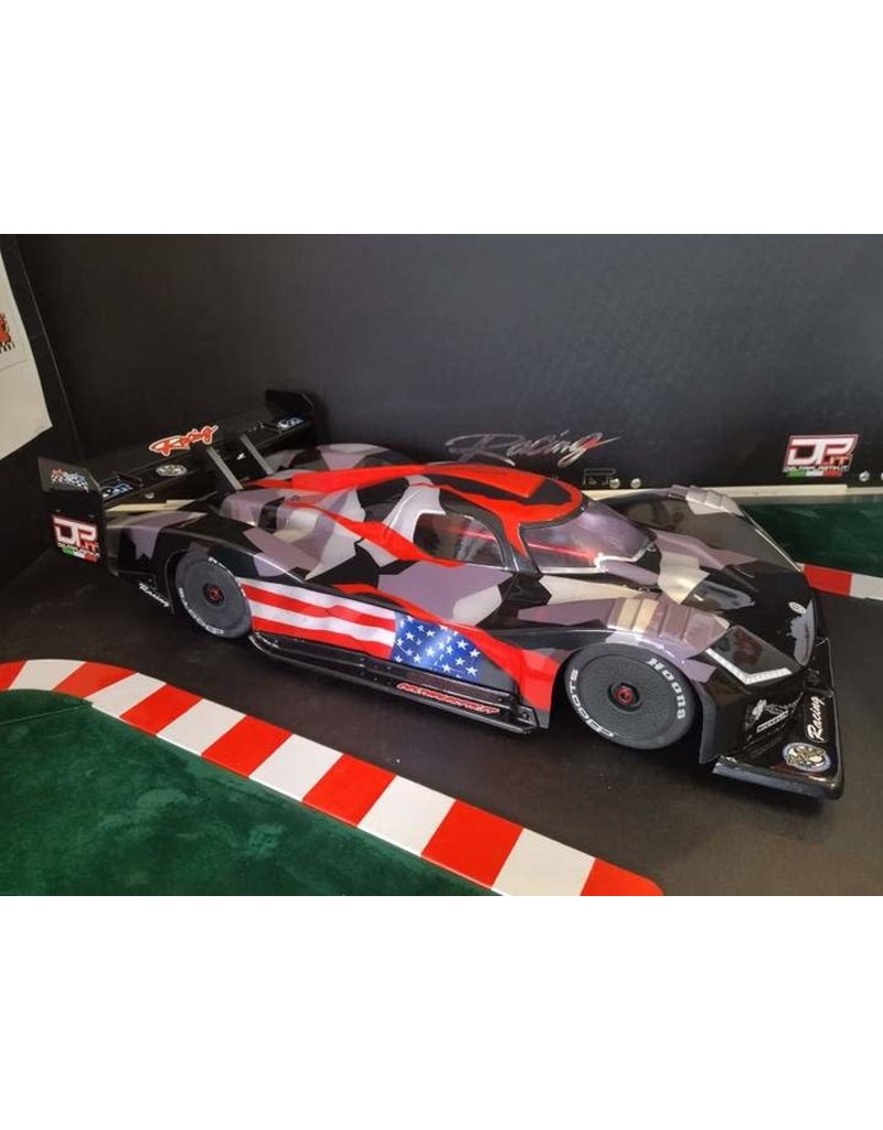 DELTA PLASTIK USA DP8505/2WD PROTOTYPE IR 1/7 SCALE BODY: CLEAR