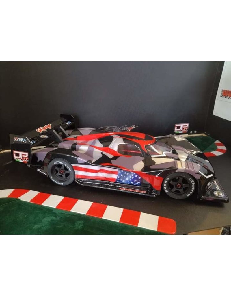 DELTA PLASTIK USA DP8505/2WD PROTOTYPE IR 1/7 SCALE BODY: CLEAR