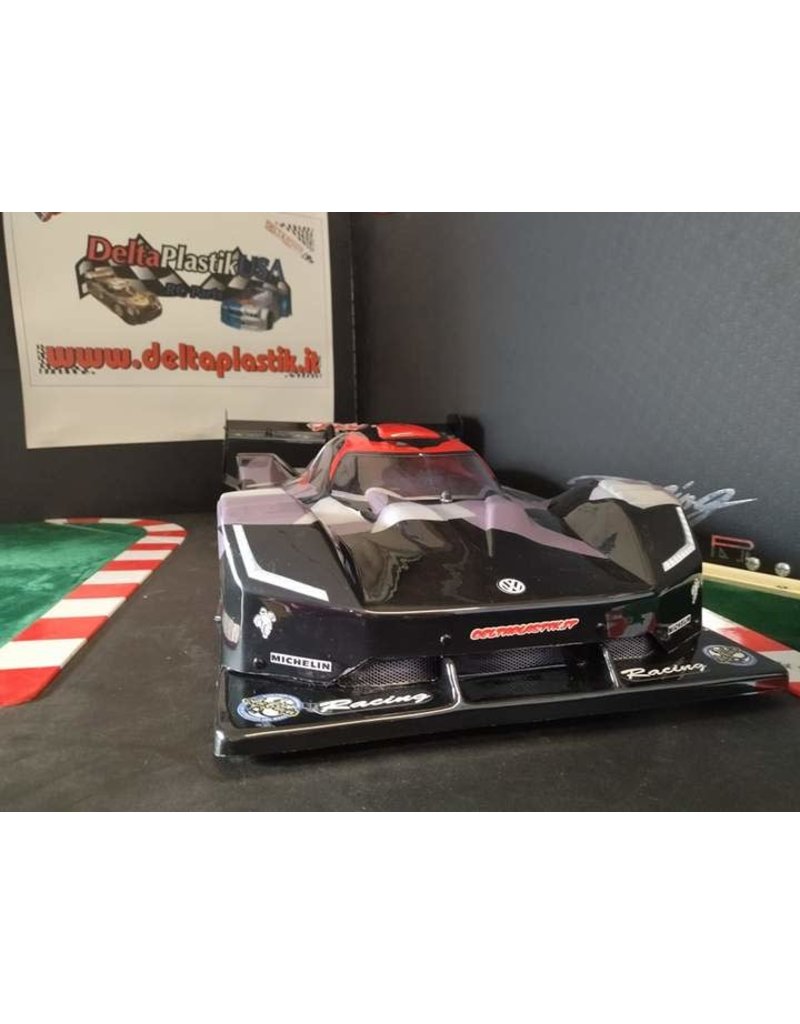 DELTA PLASTIK USA DP8505/2WD PROTOTYPE IR 1/7 SCALE BODY: CLEAR