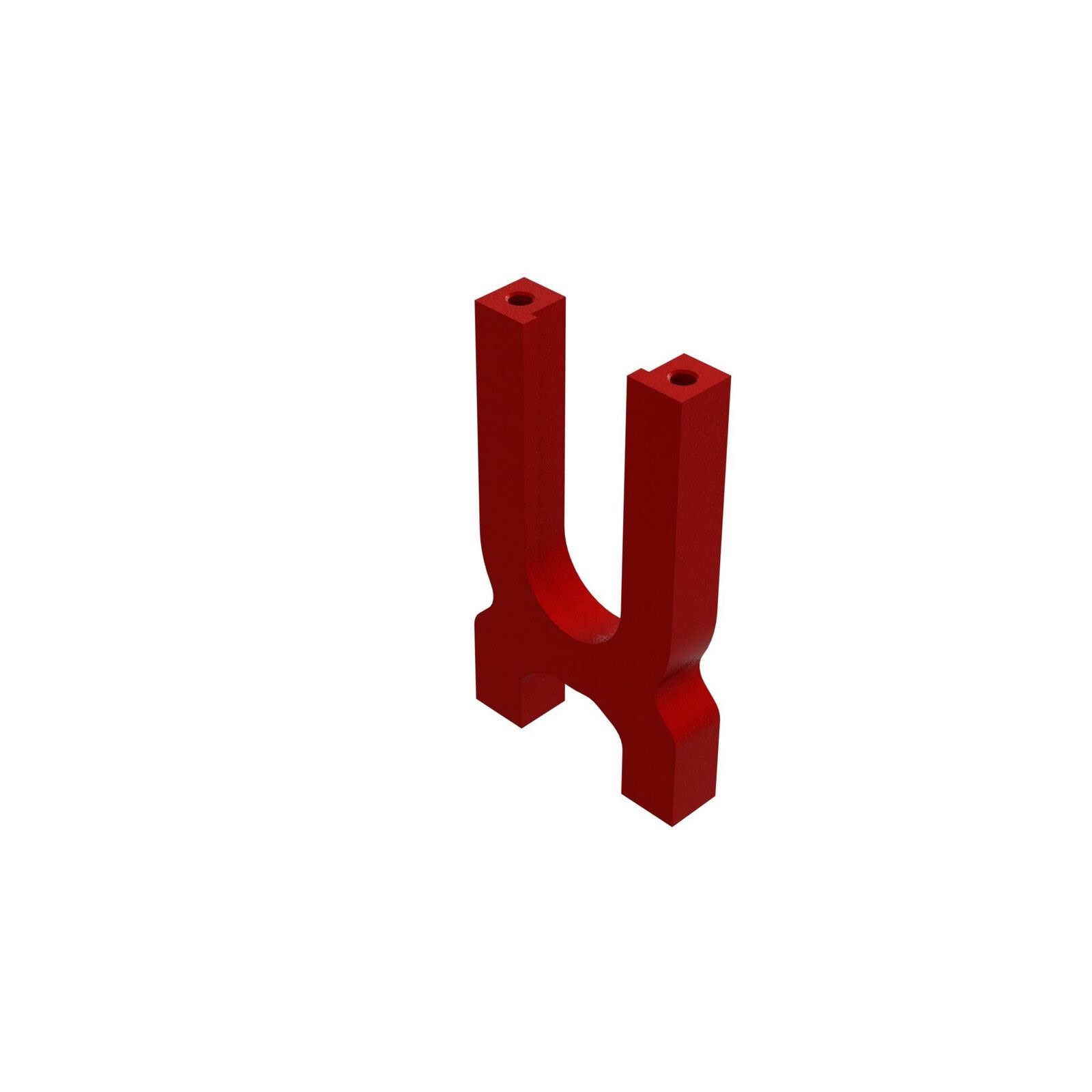 ARA320666 ALUMINUM CENTER DIFF HOLDER RED