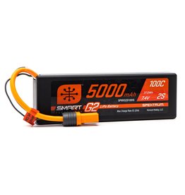 SPEKTRUM SPMX52S100H5 2S 7.4V 5000MAH 100C SMART G2: IC5