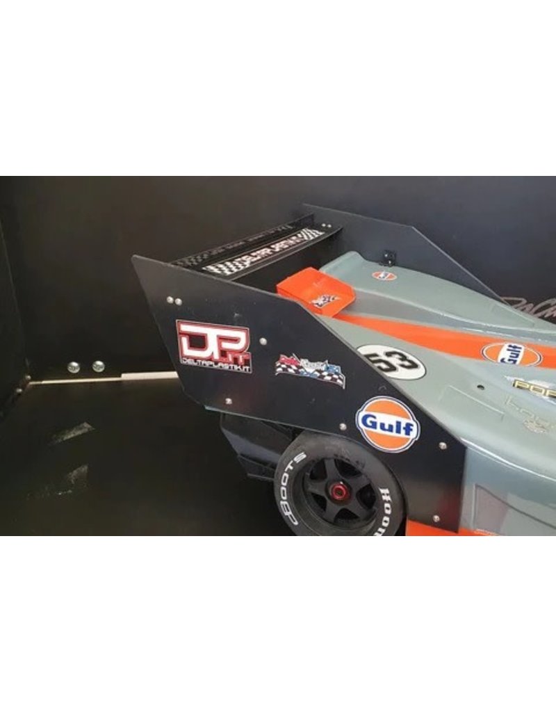 DELTA PLASTIK USA DP8508/2MAXWDM PORSCHE 917 1/7 SCALE BODY W/ MAX SPEED WING: CLEAR