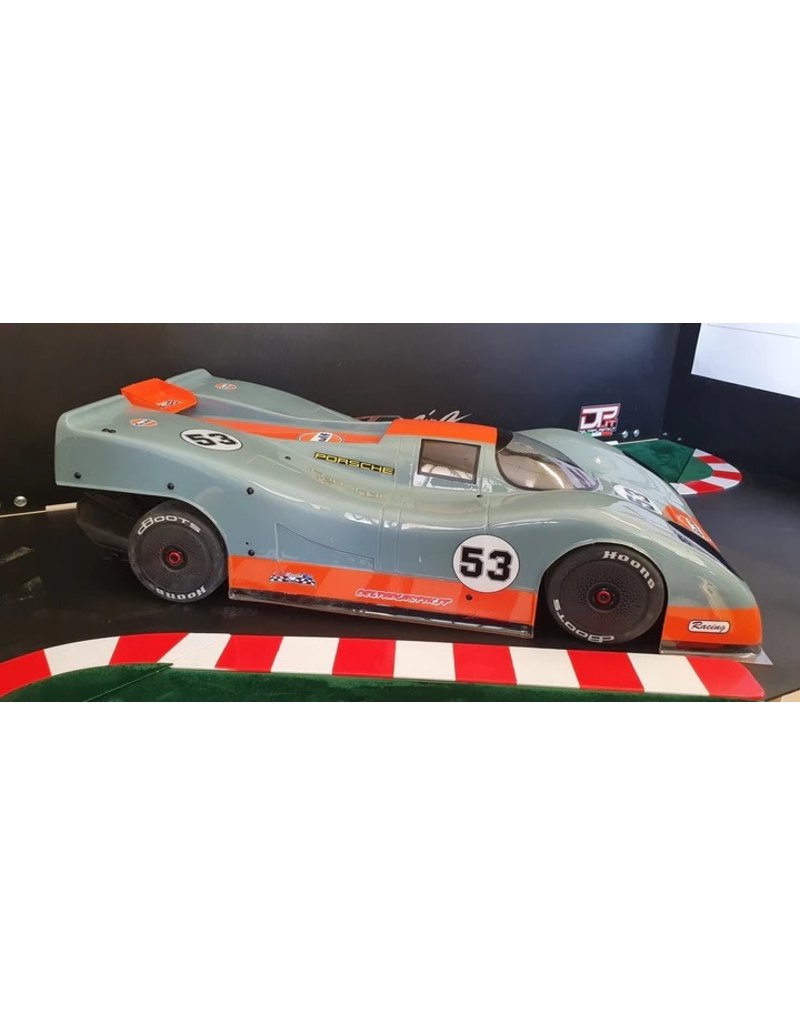 DELTA PLASTIK USA DP8508/2MAXWDM PORSCHE 917 1/7 SCALE BODY W/ MAX SPEED WING: CLEAR