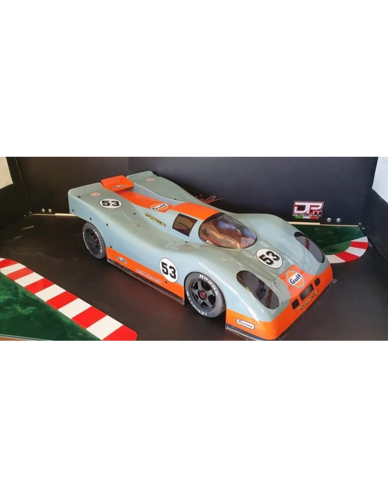 DELTA PLASTIK USA DP8508/2MAXWDM PORSCHE 917 1/7 SCALE BODY W/ MAX SPEED WING: CLEAR