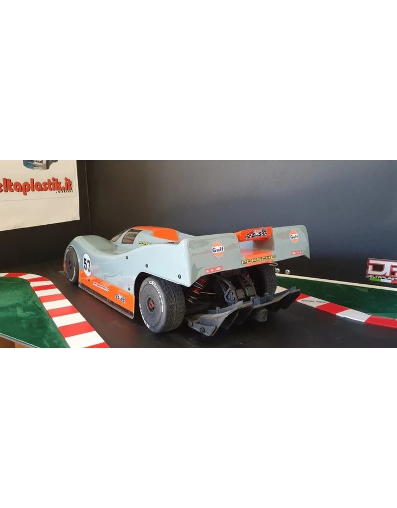 DELTA PLASTIK USA DP8508/2MAXWDM PORSCHE 917 1/7 SCALE BODY W/ MAX SPEED WING: CLEAR