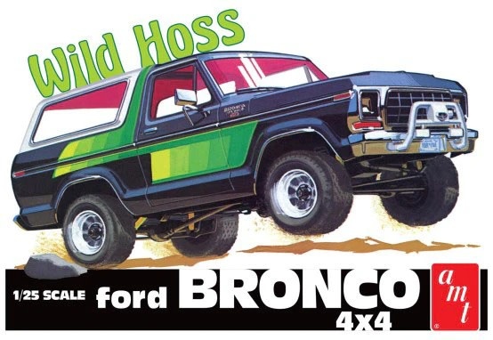 AMT1304 1/25 1978 FORD BRONCO WILD HOSS PLASTIC MODEL KIT