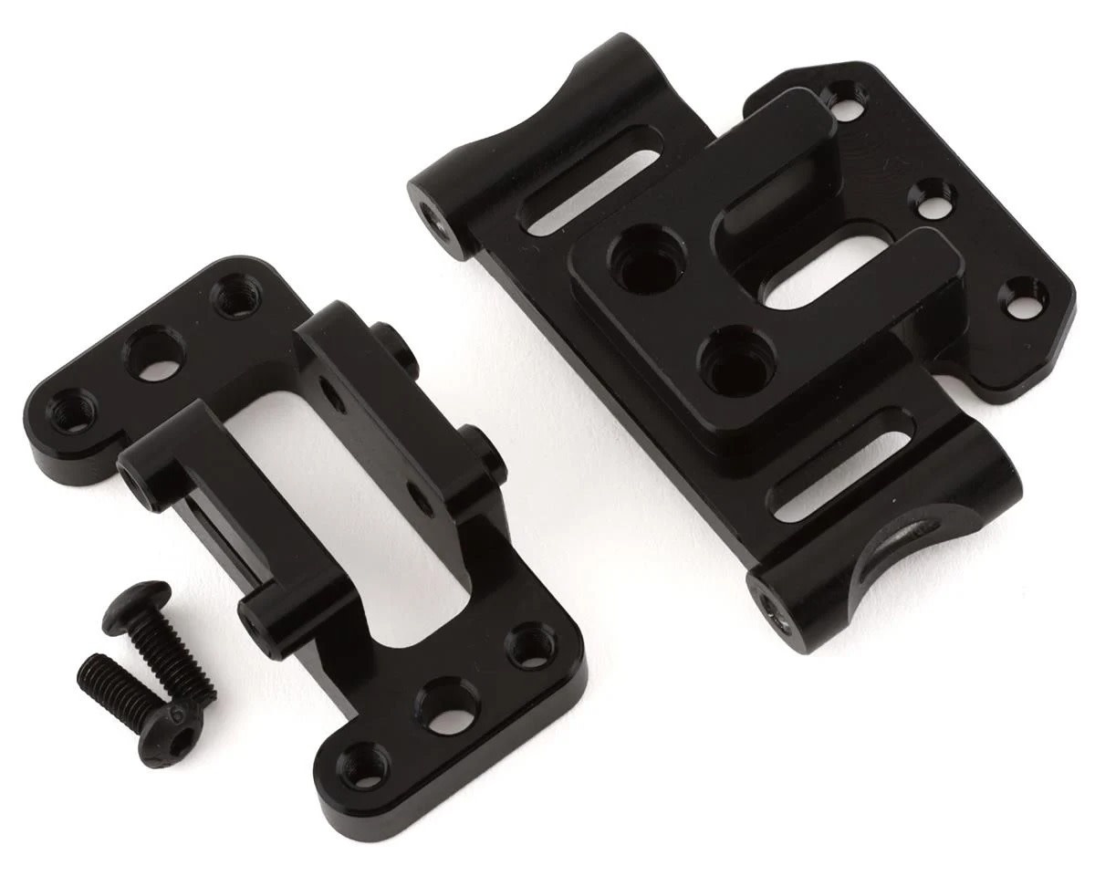 DRC-456.5 DR10/B6 DRAG PAK PRO SPEC ALUMINUM FRONT BULKHEAD: BLACK