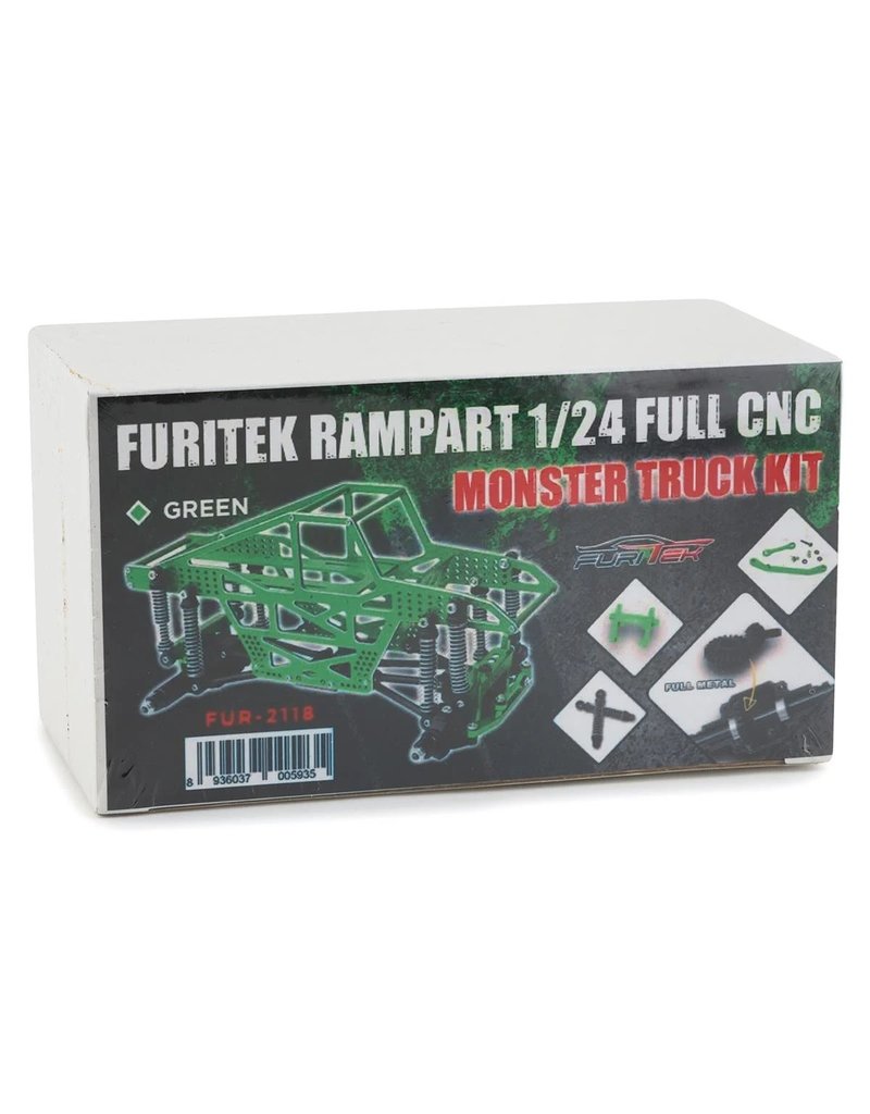 FURITEK FTK-FUR-2118 RAMPART CNC MONSTER TRUCK GREEN