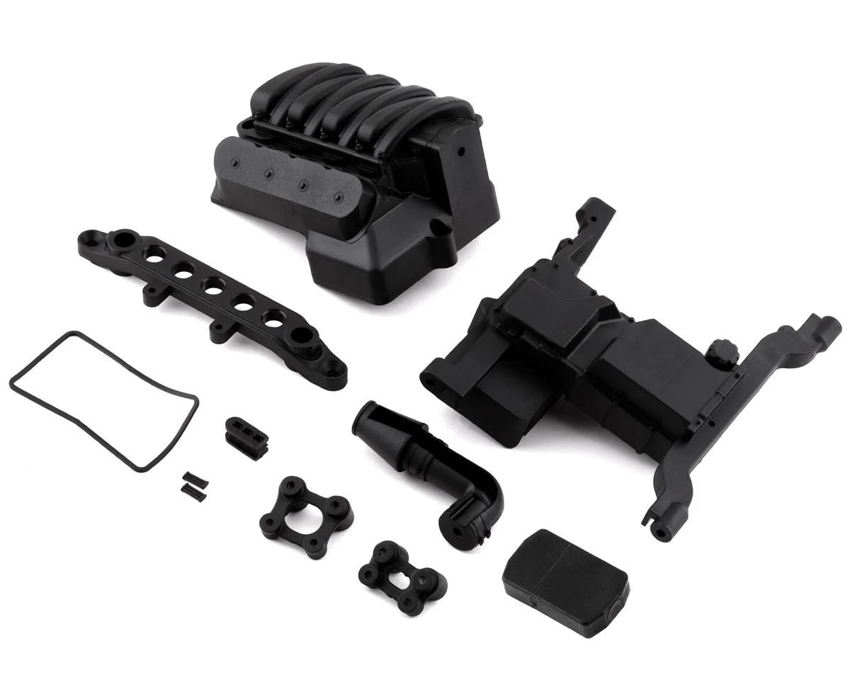 AXI251005 SCX6 FRONT SERVO MOUNT/ENGINE COVER SEALS