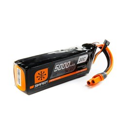 SPEKTRUM SPMX50004S30 4S LIPO 14.8V 5000MAH 30C SMART BATTERY: IC5