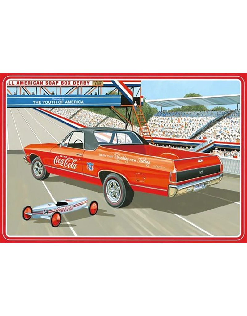 AMT AMT1362 1/25 1968 CHEVY ELCAMINO SS COKA COLA PLASTIC MODEL KIT