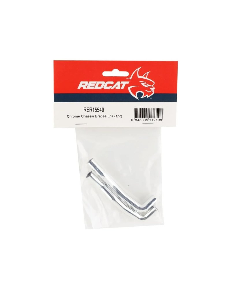 REDCAT RACING RER15549 CHROME CHASSIS BRACES L/R