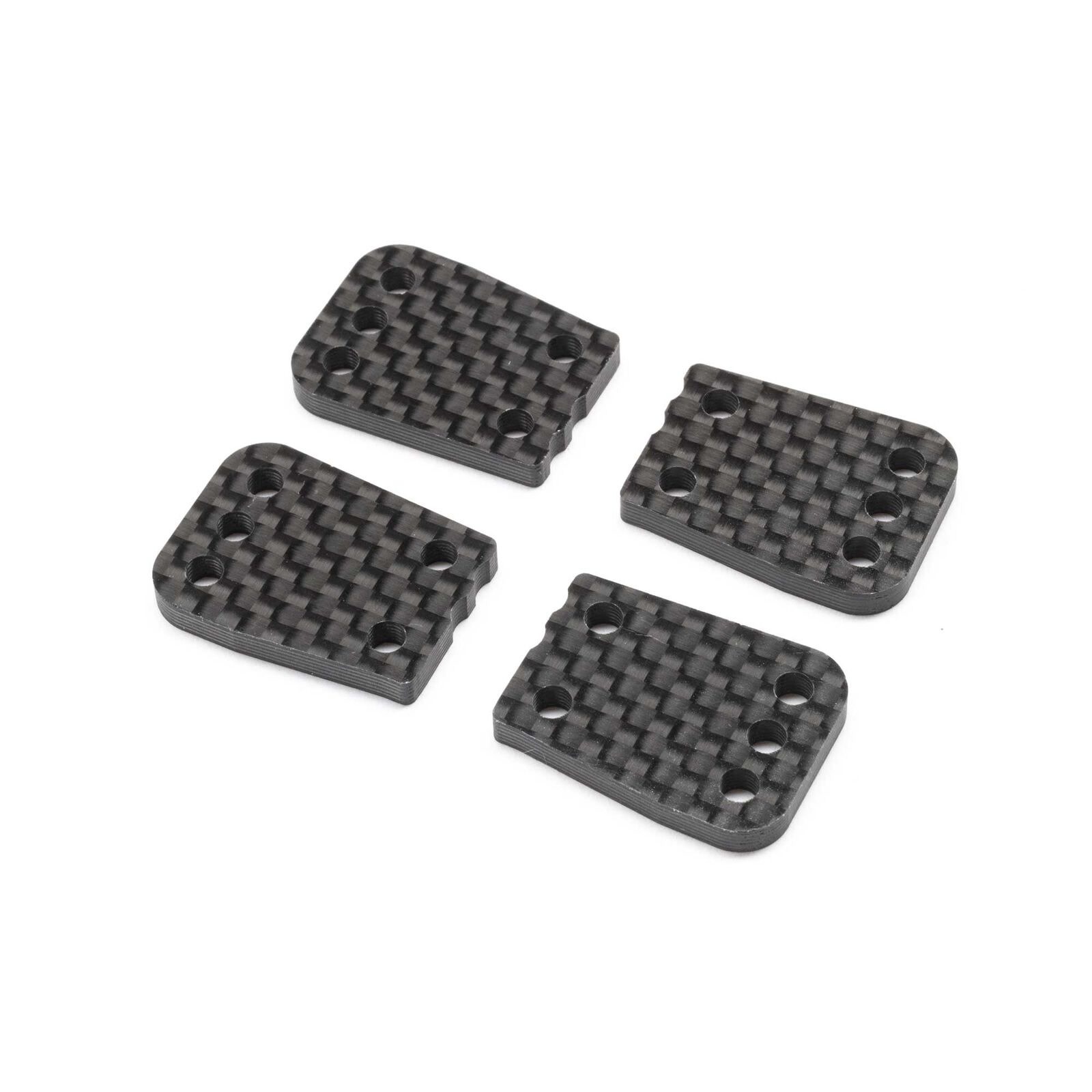 TLR344054 REAR HUB, B PLATE, CARBON: 8X, 8XE 2.0