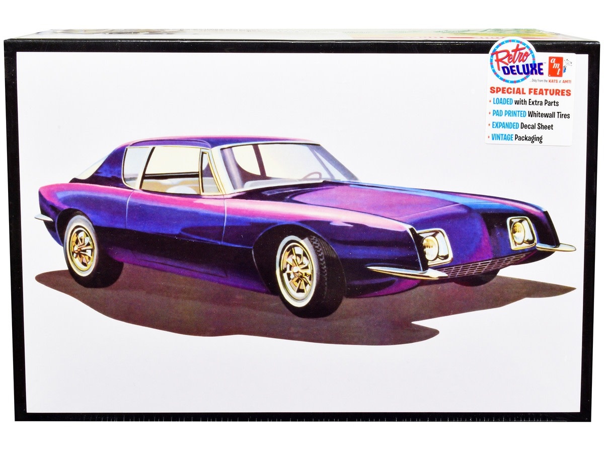 AMT1312 1/25 1963 STUDEBAKER AVANTI PLASTIC MODEL KIT