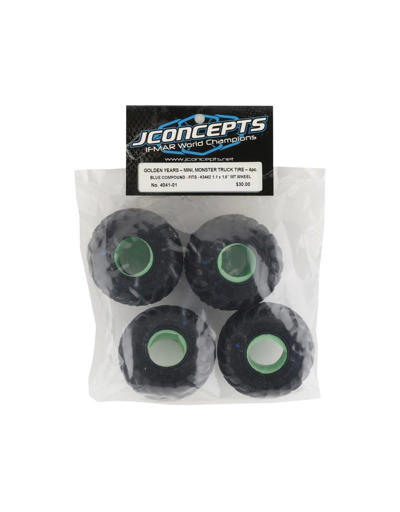 JCONCEPTS JCO4041-01 GOLDEN YEARS MINI MOSTER TRUCK TIRE 1/24 SCALE
