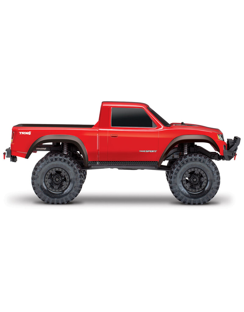 TRAXXAS TRA82024-4_RED TRX-4 SPORT  4WD ELECTRIC TRUCK WITH TQ 2.4GHZ RADIO SYSTEM: RED