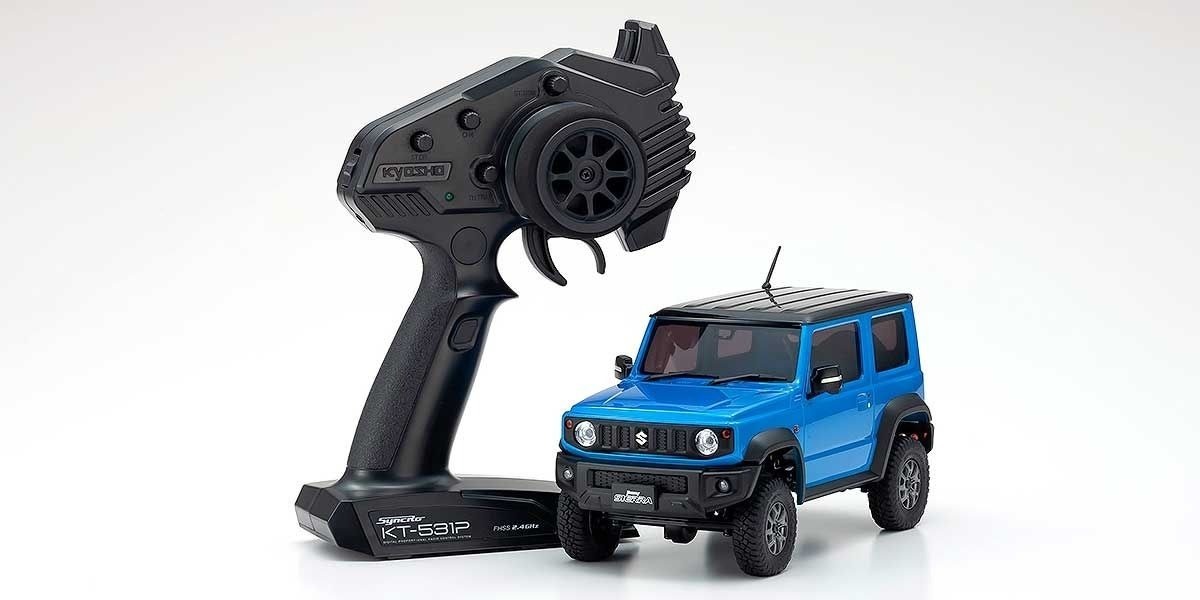 KYO32523MB MINI-Z 4X4 READYSET SUZUKI JIMNY SIERRA: BRISK BLUE METALLIC