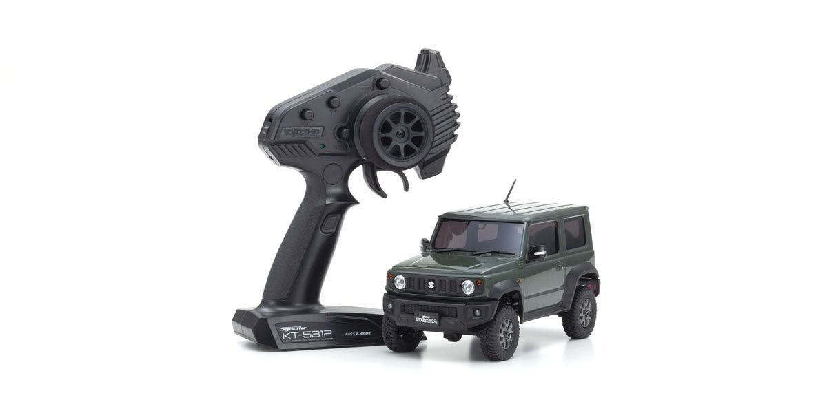 KYO32523GR MINI-Z 4X4 READYSET SUZUKI JIMNY SIERRA: JUNGLE GREEN