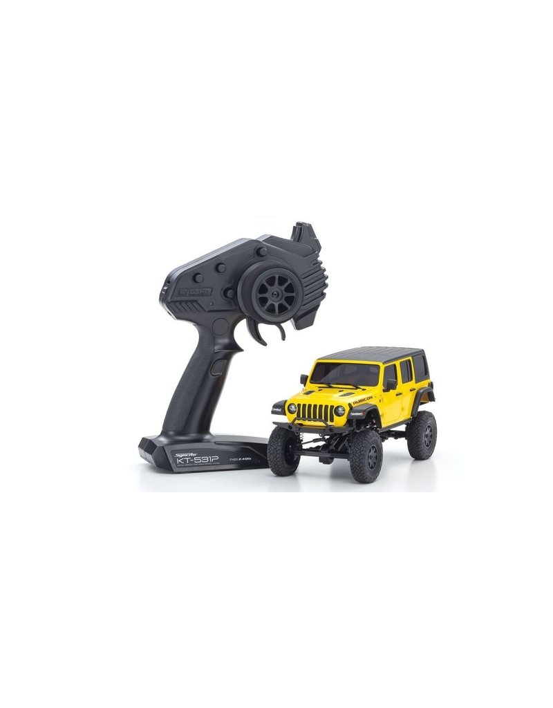 KYOSHO KYO32521Y MINI-Z 4X4 READYSET JEEP WRANGLER UNLIMITED RUBICON: HELLAYELLA