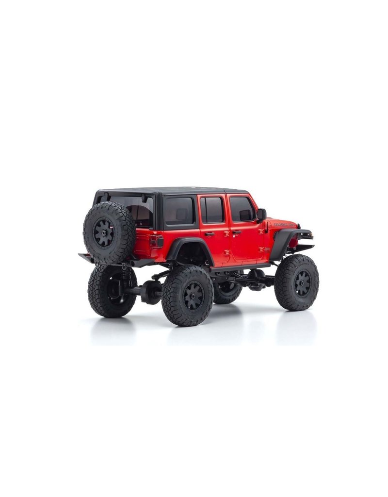 KYOSHO KYO32521R MINI-Z 4X4 READYSET JEEP WRANGLER UNLIMITED RUBICON: FIRECRACKER RED