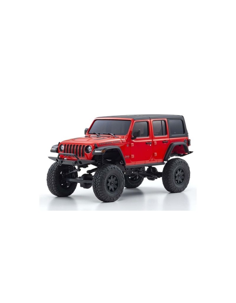 KYOSHO KYO32521R MINI-Z 4X4 READYSET JEEP WRANGLER UNLIMITED RUBICON: FIRECRACKER RED