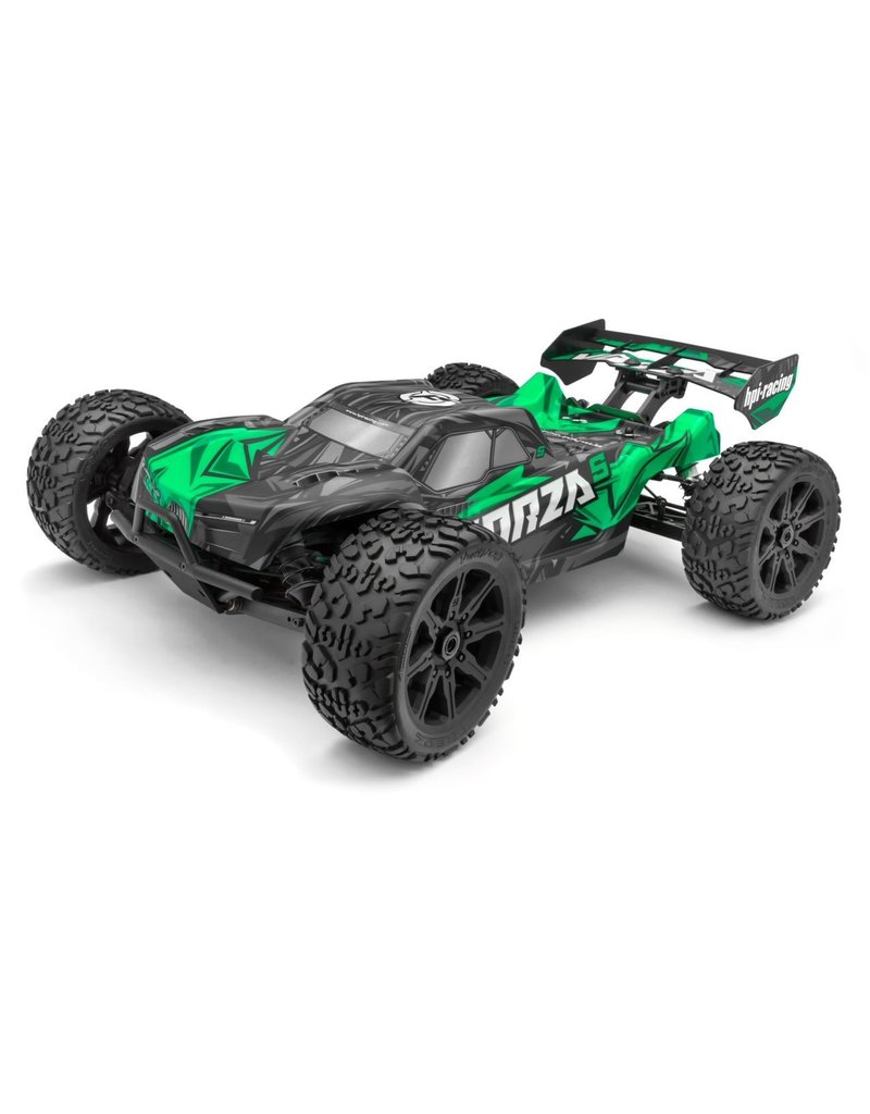 HPI RACING HPI160182 VORZA S FLUX TRUGGY, 1/8 SCALE 4WD RTR BRUSHLESS W/2.4GHZ RADIO SYSTEM, GREEN