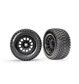 TRAXXAS TRA7872 TIRES & WHEELS, ASSEMBLED, GLUED: XRT