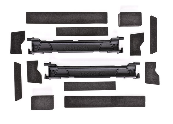 7819 - Battery Hold-Downs w/ Spacers And Foam Pads