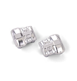 TRAXXAS TRA9738-SATIN  AXLE COVER SATIN CHROME (2)