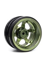 TREAL TRLX0034J9EEN SCX6 WHEELS 2.9 BEADLOCK TYPE A GREEN