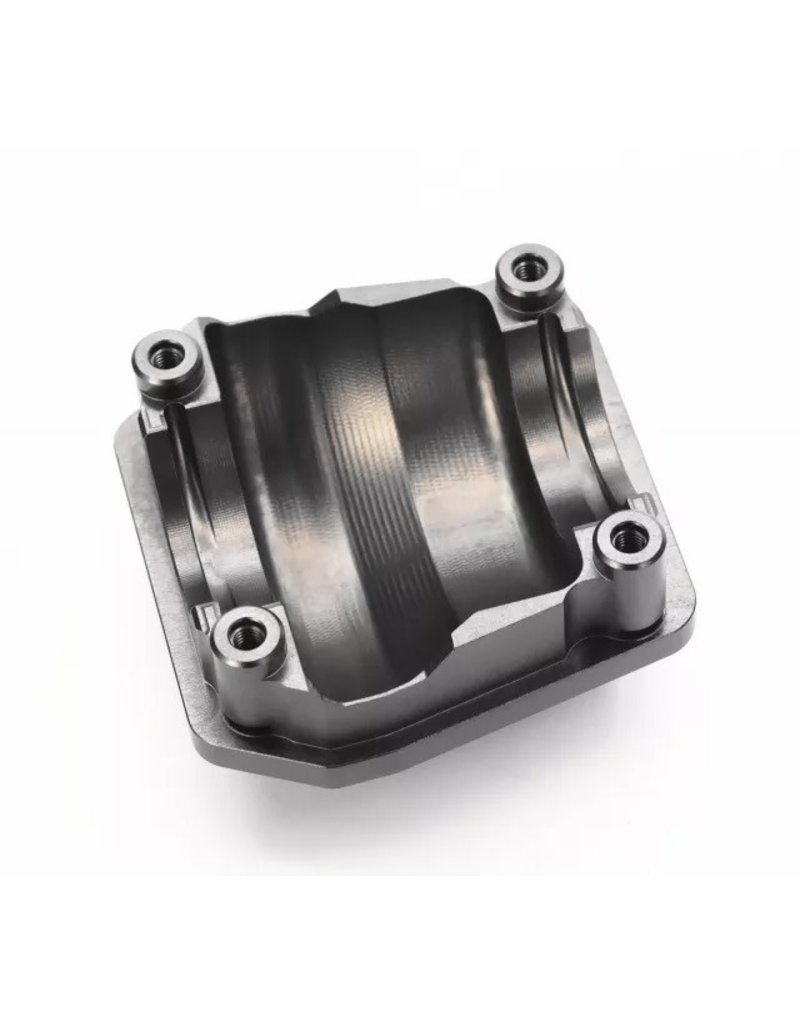 TREAL TRLX0034LY0S1 SCX6 FRONT/REAR DIFF COVER: TITANIUM