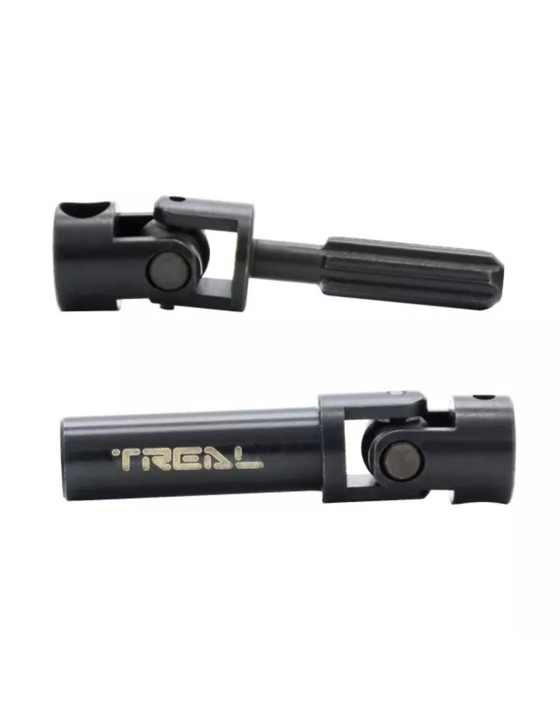 TREAL TRLX0037KU83F SCX24 STEEL DRIVESHAFTS 153.7MM FOR GLADIATOR