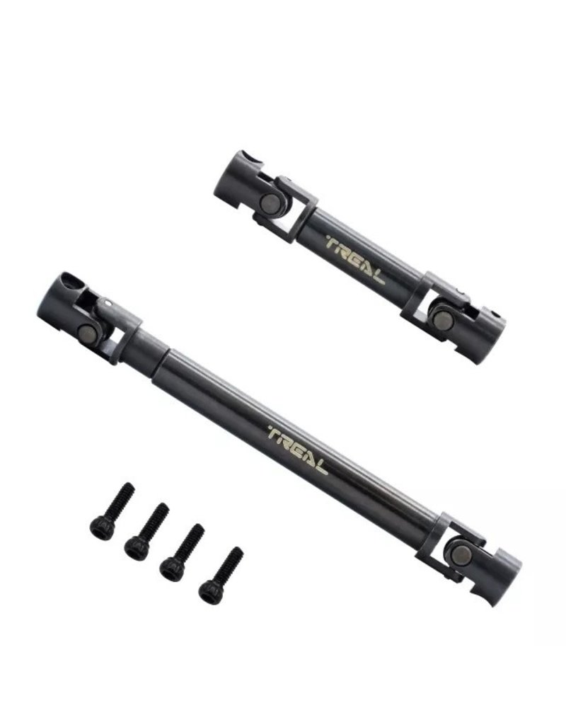 TREAL TRLX0037KU83F SCX24 STEEL DRIVESHAFTS 153.7MM FOR GLADIATOR