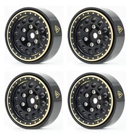 TREAL TRLX0039345J3 1.0 BRASS BEADLOCK CRAWLER WHEELS FOR SCX24 40G TYPE A (4)
