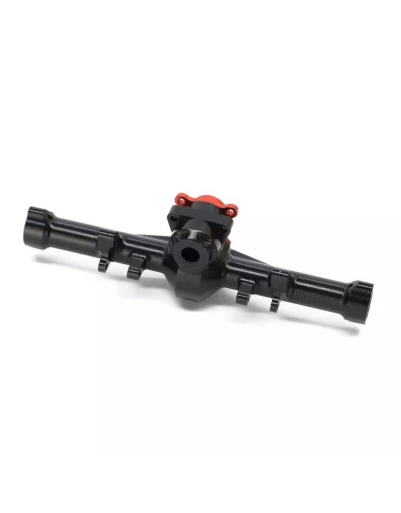 TREAL TRLX002KM1HGN SCX24 REAR AXLE HOUSING BLACK/RED