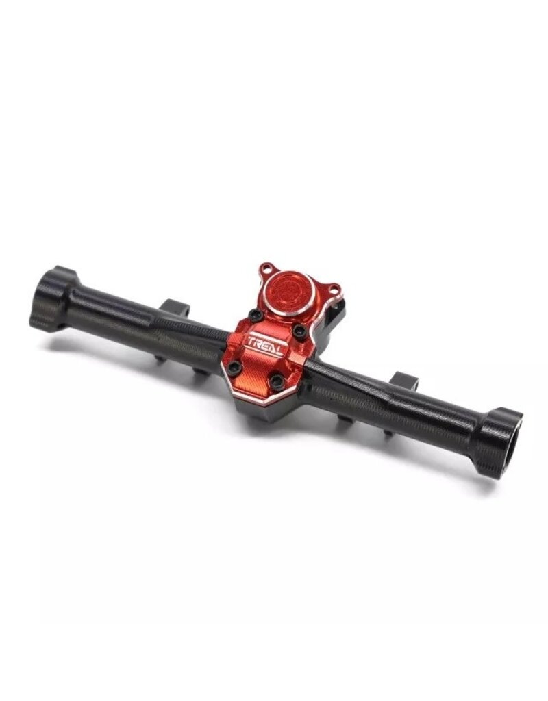 TREAL TRLX002KM1HGN SCX24 REAR AXLE HOUSING BLACK/RED