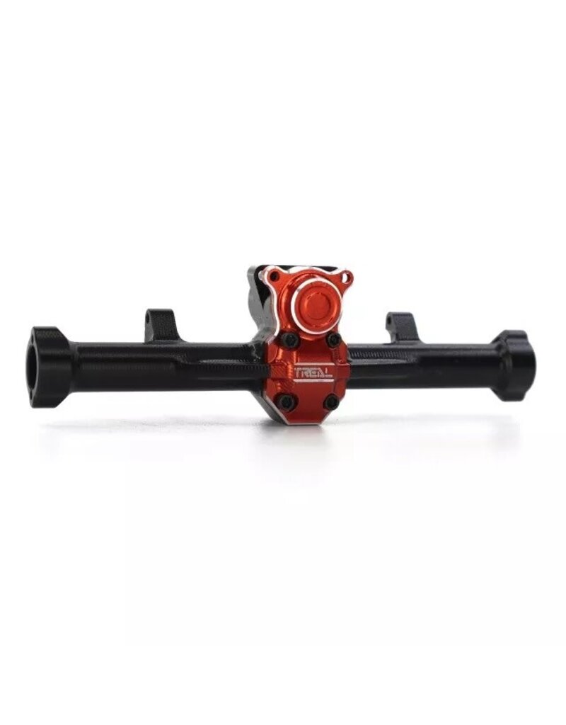 TREAL TRLX002KM1HGN SCX24 REAR AXLE HOUSING BLACK/RED