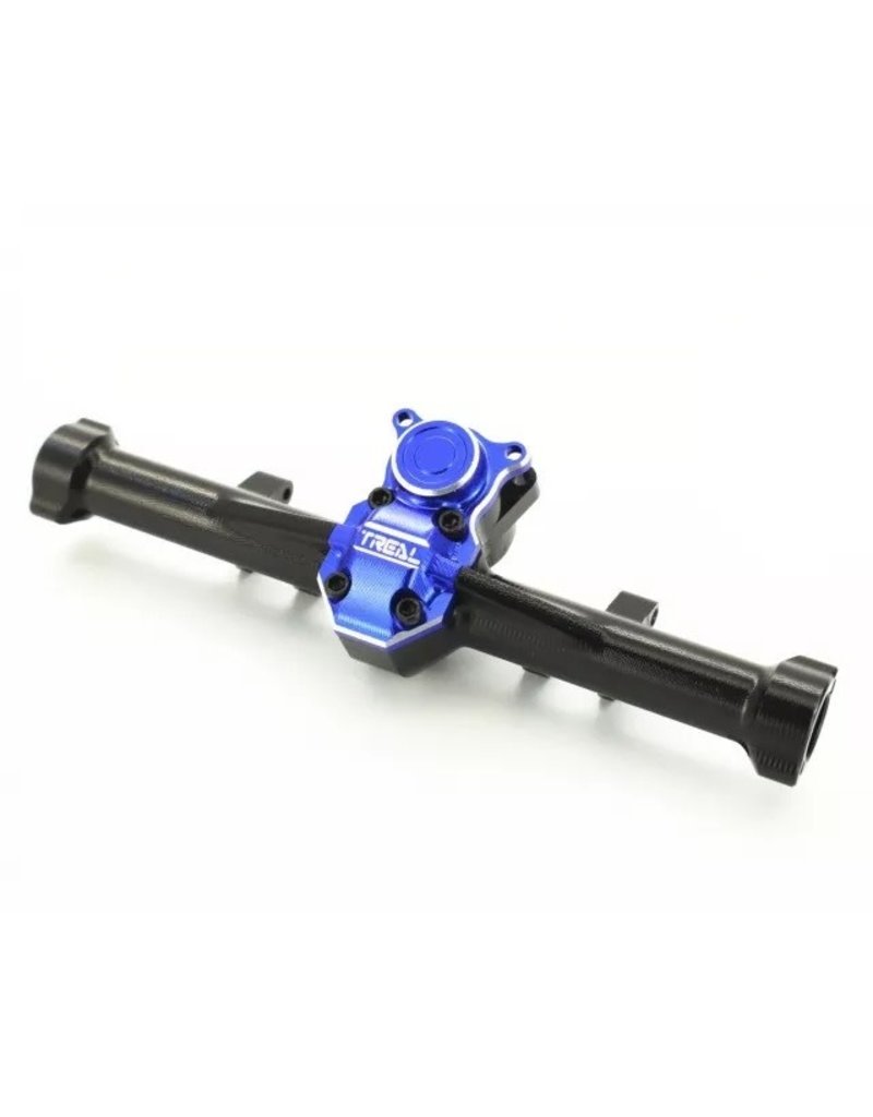 TREAL TRLX0036LP6RD REAR AXLE HOUSING FOR SCX24 GLADIATOR BLACK/BLUE