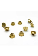 TREAL TRLB07KSGMYDC BRASS M2 X 0.4MM NYLON INSERT LOCK NUTS FOR SCX24