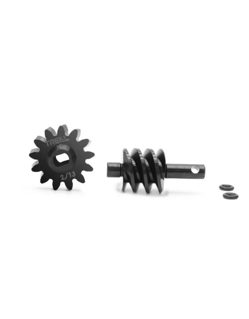 TREAL TRLX0033EU1FF STEEL GEAR OVERDRIVE DIFFERENTIAL GEARS 2/13T: SCX24